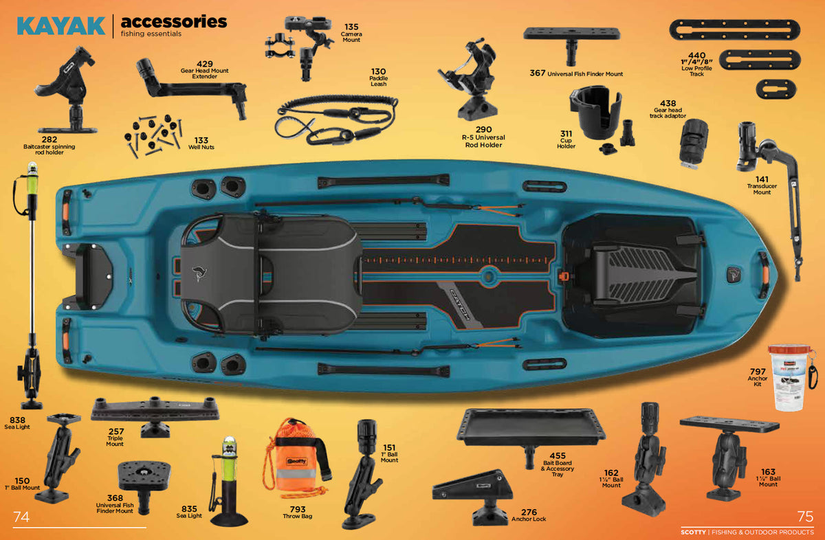 SCOTTY Kayak Parts & Accessories – Pacific Yak Angler