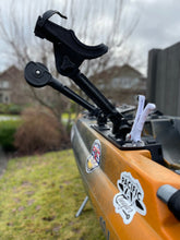 Load image into Gallery viewer, 2 PACK of Old Town Bigwater 132 PDL "FRONT - SCOTTY" Custom Starboard PYA BEEFY Rails Price includes SCOTTY 244 & 441 mounts and plates