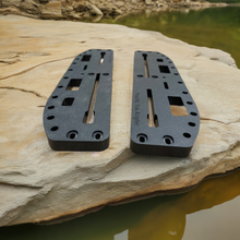 Load image into Gallery viewer, 2 PACK of  Old Town Bigwater 132 PDL & ePDL "FRONT - TRACK" Custom Starboard PYA BEEFY TracksTM
