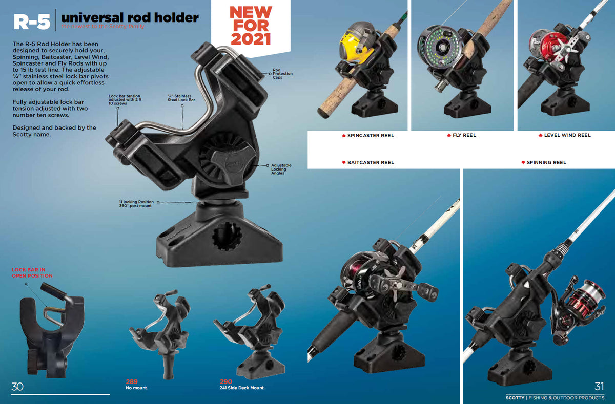 Scotty 289 Universal R5 Rod Holder – Pacific Yak Angler Inc Scotty 289 Universal R5 Rod Holder – Pacific Yak Angler Inc