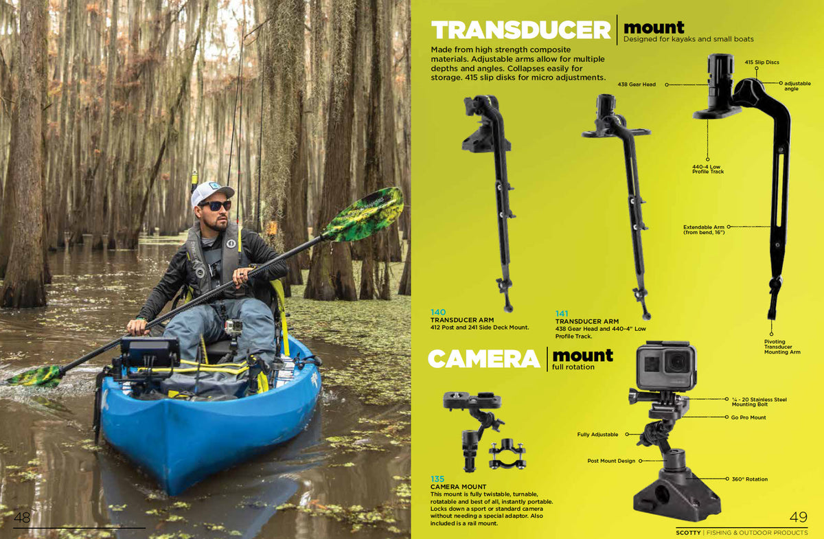 Mounting Arm Scotty 141 Transducer Mount Fish Finder Mount Scotty