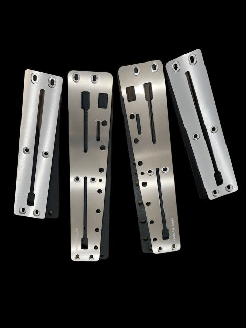 Complete Set of Custom Aluminum Rails (Front & Rear)  for Old Town Bigwater 132 PDL and  ePDL