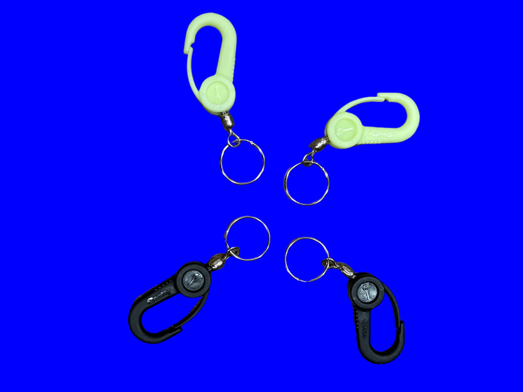 3010 Scotty Snap Hook (Carabiner) with Swivel (4 Pk)