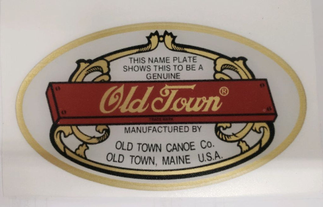 Old Town Domed Medallion (Genuine Decal)