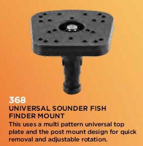 Scotty 368 Universal Fish Finder Mount (up to 5
