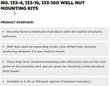 Load image into Gallery viewer, 0133 Well Nut Kits (4 or 16 pack)
