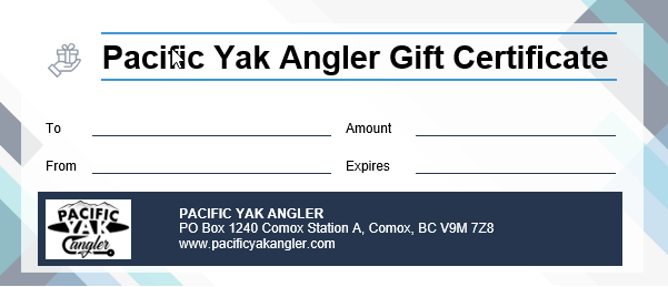Pacific Yak Angler Gift Card